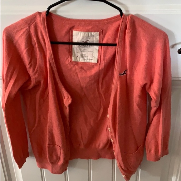 Hollister Sweaters - Women’s Hollister crop cardigan size L